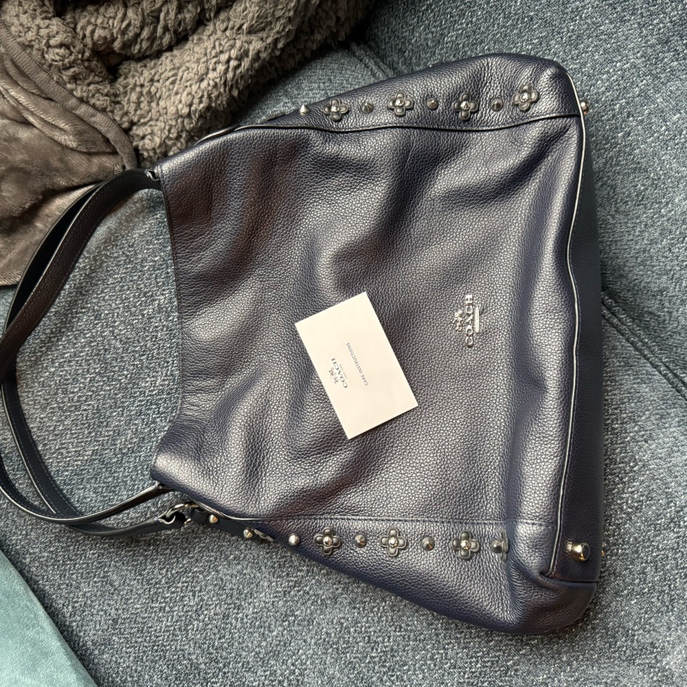 Studded Coach Tote